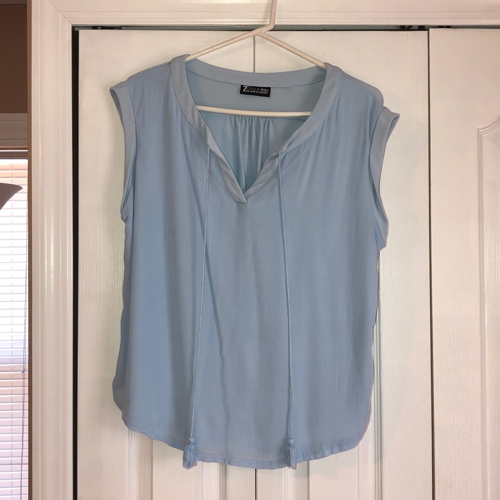 NY&Company Blue Blouse NWOT